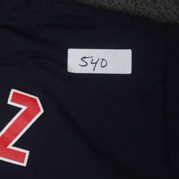 Majestic Shirt Men Large Navy Boston Red Sox Graphic David Ortiz#34 MLB Baseball - Picture 8 of 8